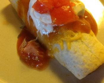 Unique Recipe Baked Burrito Savory Delicious