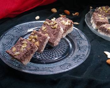 Ultimate Cooking Recipe Chocolate Layered Sandesh Restaurant Style