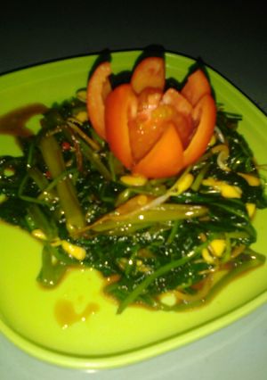 Foto resep Tumis kangkung bumbu kecap #BikinRamadhanBerkesan 3