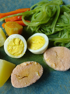Foto de Ovas de bacalhau cozidas com legumes