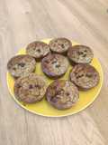 Muffins à la banane et au pépites de chocolat