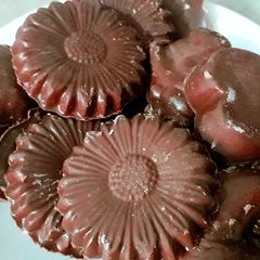 Homemade chocolate A picture of Homemade chocolate.