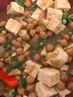 Zöldborsós csicseriborsó curry recept fotója