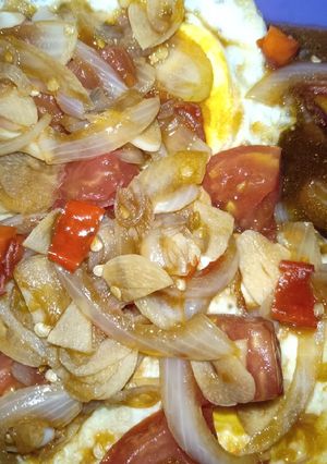 Foto resep Telur ceplok saos tiram