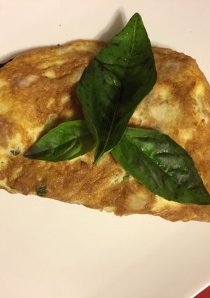 Una foto de Omelette vegetariano y saludable