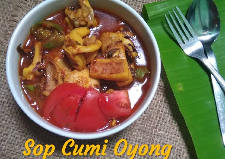 Cara Bikin Sop Cumi Oyong yang Enak Banget