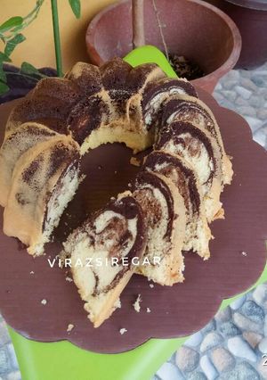 Foto resep Marmer Cake Method All In One😘