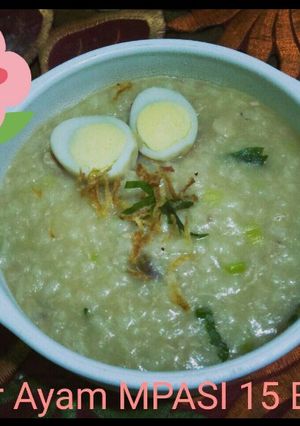 Foto resep Bubur Ayam MPASI 15 Bulan😊😊