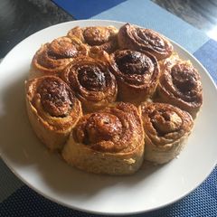 Cinnamon rolls A picture of Cinnamon rolls.