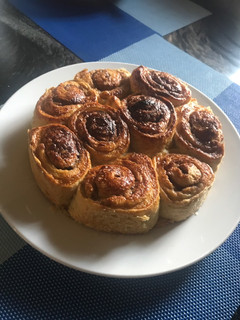 A picture of Cinnamon rolls.