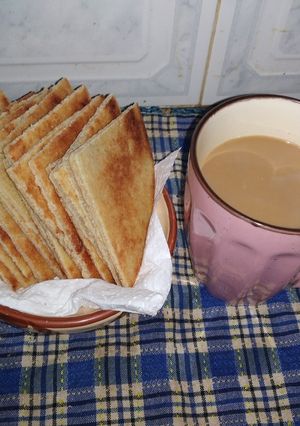 صورة لوصفة كسرة فطير قاطو😋