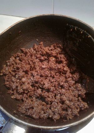 Foto resep Daging cacah tambak bayan(home made)