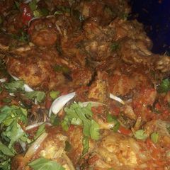 A picture of Peppered chicken.