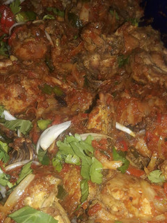 A picture of Peppered chicken.