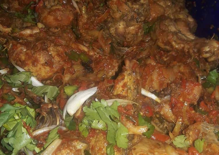 Peppered chicken