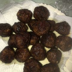 A picture of Meat balls.