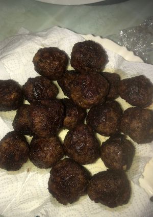 A picture of Meat balls.