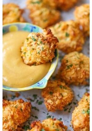 A picture of Crispy Cauliflower Popcorn: A Healthy Alternative to KFC Popcorn Chicken.