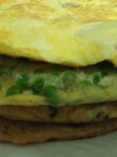 Una foto de Pastel de tortilla