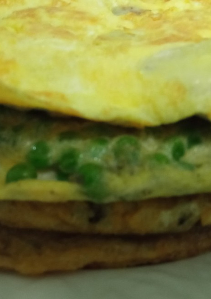 Una foto de Pastel de tortilla