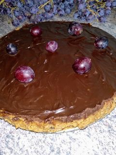 Una foto de Tarta de chocolate vegana