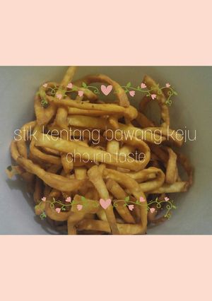 Foto resep Stik kentang bawang keju