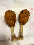 Cosce finte di pollo fritte