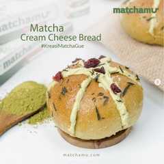 รูปของ Matcha Cream Cheese Bread (Korean Garlic Cheese Bread versi Matcha!)