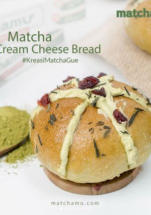Foto resep Matcha Cream Cheese Bread (Korean Garlic Cheese Bread versi Matcha!)