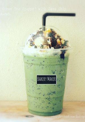 รูปของ Matcha Green Tea Frappe' with Java Chip