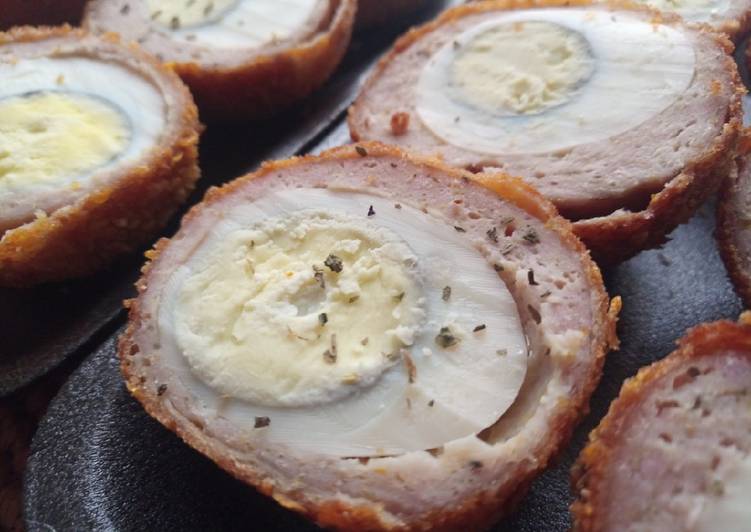 Chicken scotch eggs II