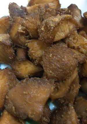 鹹酥麻油猴頭菇 的食譜成品照片