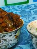 Spicy Stuffed Eggplant and Potatoes