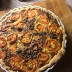 A picture of Lin's Brunch Quiche.