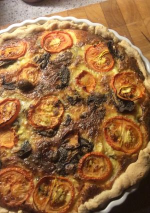 A picture of Lin's Brunch Quiche.