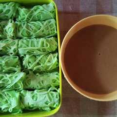รูปของ Roti jala kuah durian