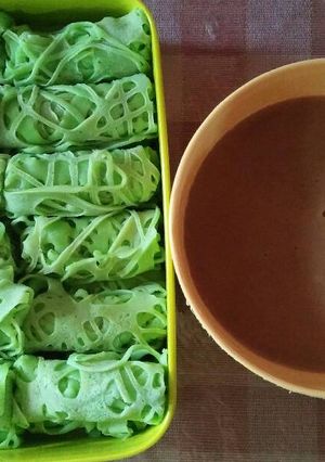 Foto resep Roti jala kuah durian