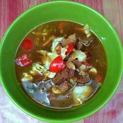 A picture of Tongseng Sapi.