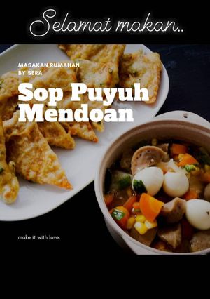 Foto resep Sop puyuh dan mendoan
