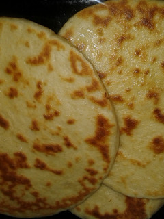 A picture of Buttered Naan.