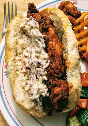 A picture of Nashville Style Chicken Sandwich.