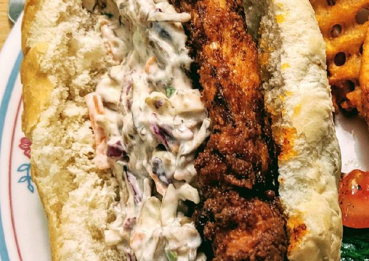 Recipe of Perfect Nashville Style Chicken Sandwich
