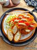 Tahu Katsu dan Salad ala Hokben
