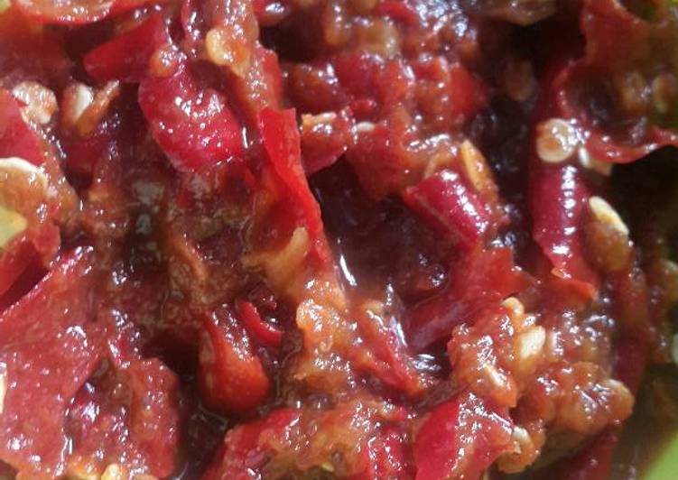 Sambal Dadak jeruk nipis