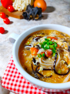 Foto resep Sup Telur Tomat Jamur