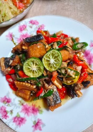 Foto resep Oseng jambal asin pedas