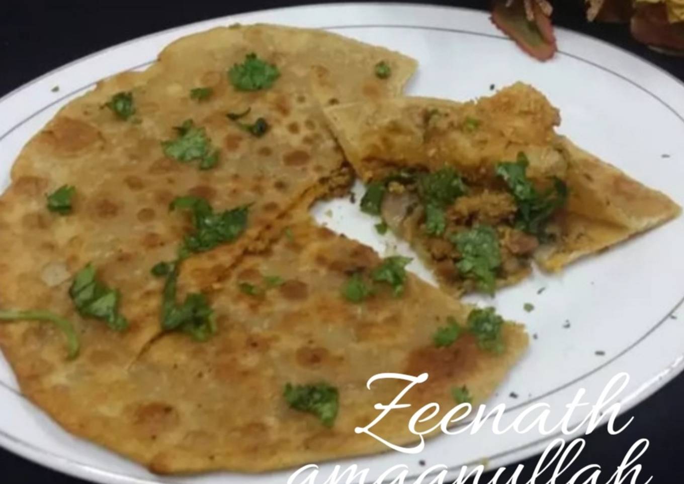 Qeema Methi Paratha