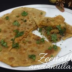 A picture of Qeema Methi Paratha.