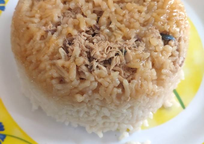 Resep Nasi tim ayam ikan kembung yang Lezat