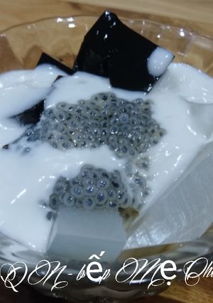 Hình của món Chè sương sa sương sáo hạt é.